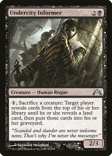 Undercity Informer - gtc Spoiler