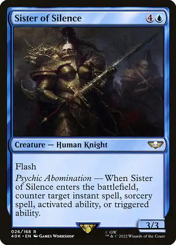 Sister of Silence - 40k Spoiler