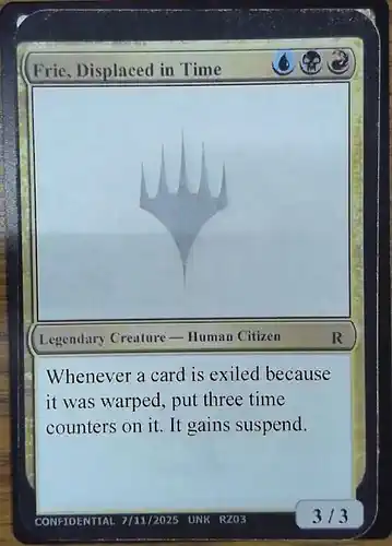 Frie, Displaced in Time - unk Spoiler