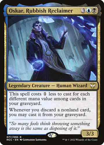 Oskar, Rubbish Reclaimer - ncc Spoiler
