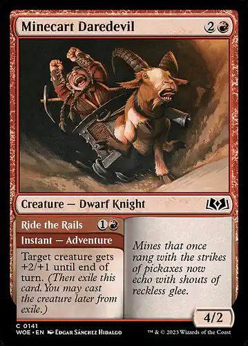 Minecart Daredevil - woe Spoiler