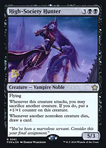 High-Society Hunter - fdn Spoiler