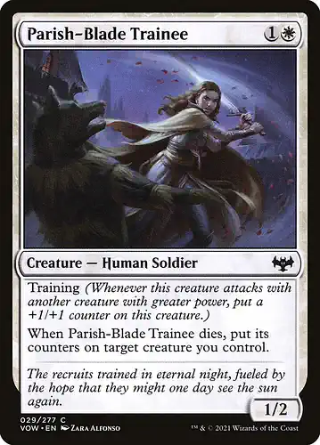 Parish-Blade Trainee - vow Spoiler