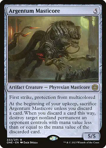 Argentum Masticore - one Spoiler