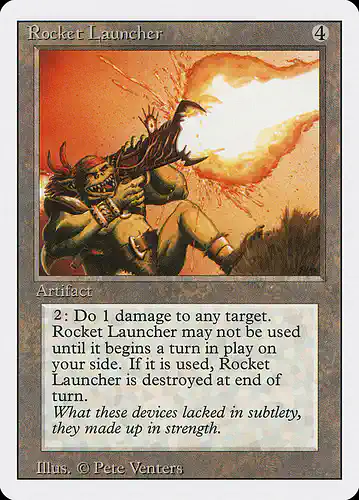 Rocket Launcher - 3ed Spoiler