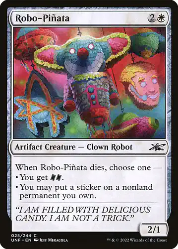 Robo-Piñata - unf Spoiler