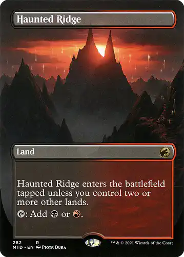 Haunted Ridge - mid Spoiler