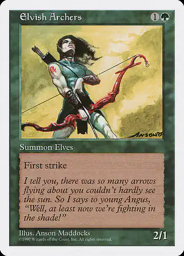 Elvish Archers - 5ed Spoiler