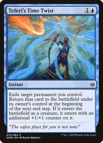 Teferi's Time Twist - war Spoiler