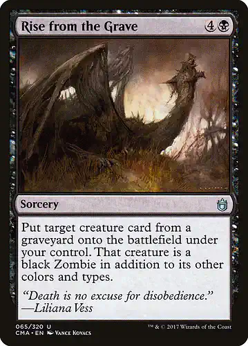 Rise from the Grave - cma Spoiler