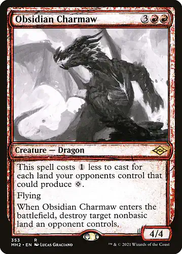 Obsidian Charmaw - mh2 Spoiler