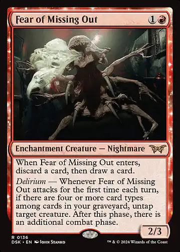 Fear of Missing Out - dsk Spoiler