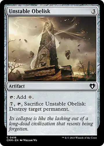 Unstable Obelisk - cmm Spoiler