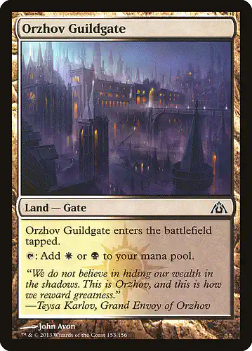 Orzhov Guildgate - dgm Spoiler