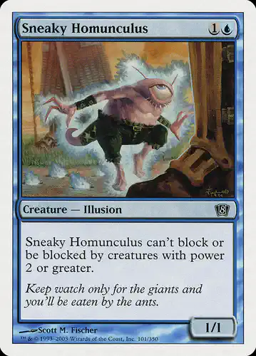 Sneaky Homunculus - 8ed Spoiler