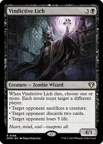Vindictive Lich - cmm Spoiler