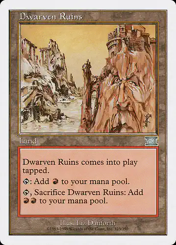 Dwarven Ruins - 6ed Spoiler