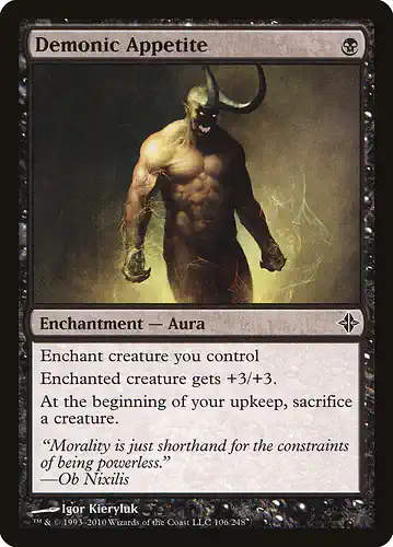 Demonic Appetite - roe Spoiler