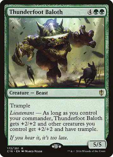Thunderfoot Baloth - c16 Spoiler