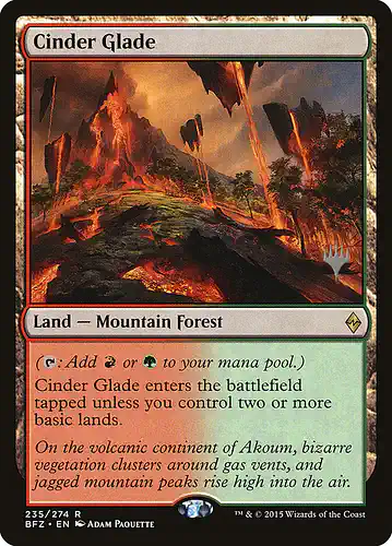 Cinder Glade - bfz Spoiler