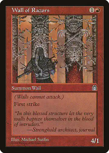 Wall of Razors - sth Spoiler