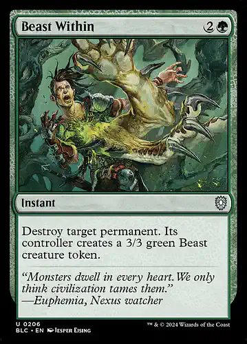 Beast Within - blc Spoiler