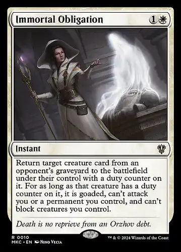 Immortal Obligation - mkc Spoiler