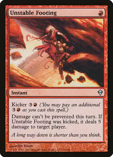 Unstable Footing - zen Spoiler