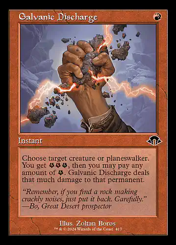 Galvanic Discharge - mh3 Spoiler