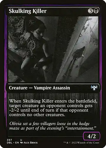 Skulking Killer - dbl Spoiler