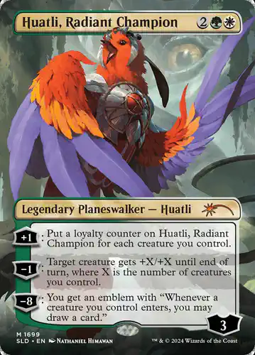 Huatli, Radiant Champion - sld Spoiler