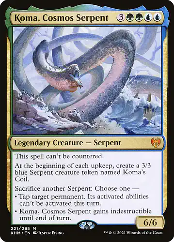 Koma, Cosmos Serpent - khm Spoiler