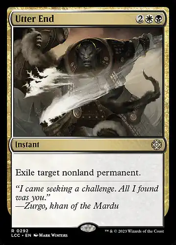 Utter End - lcc Spoiler