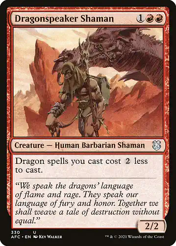 Dragonspeaker Shaman - afc Spoiler