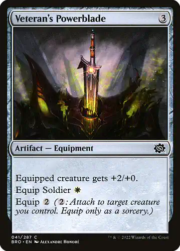Veteran's Powerblade - bro Spoiler