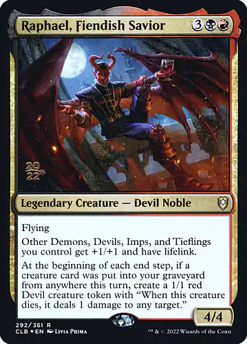 Raphael, Fiendish Savior - clb Spoiler