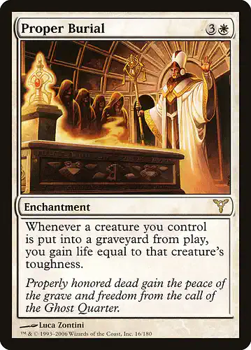 Proper Burial - dis Spoiler
