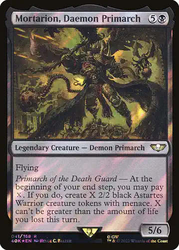 Mortarion, Daemon Primarch - 40k Spoiler