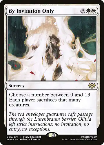 By Invitation Only - vow Spoiler