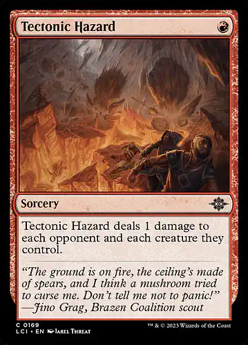 Tectonic Hazard - lci Spoiler