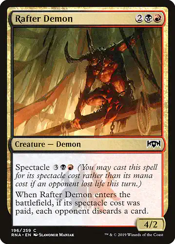 Rafter Demon - rna Spoiler