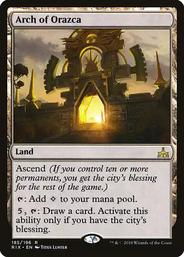 Arch of Orazca - rix Spoiler
