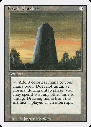 Basalt Monolith - 3ed Spoiler