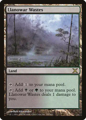 Llanowar Wastes - 10e Spoiler