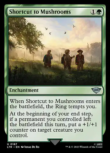 Shortcut to Mushrooms - ltr Spoiler