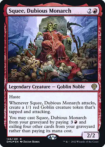 Squee, Dubious Monarch - dmu Spoiler