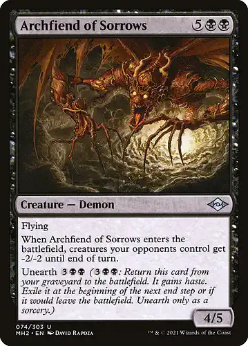 Archfiend of Sorrows - mh2 Spoiler