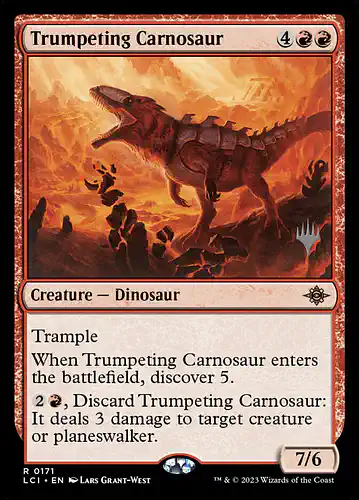 Trumpeting Carnosaur - lci Spoiler