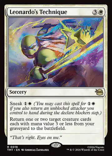 Leonardo's Technique - tmt Spoiler