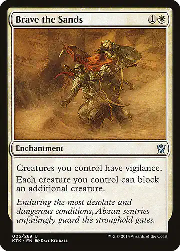 Brave the Sands - ktk Spoiler